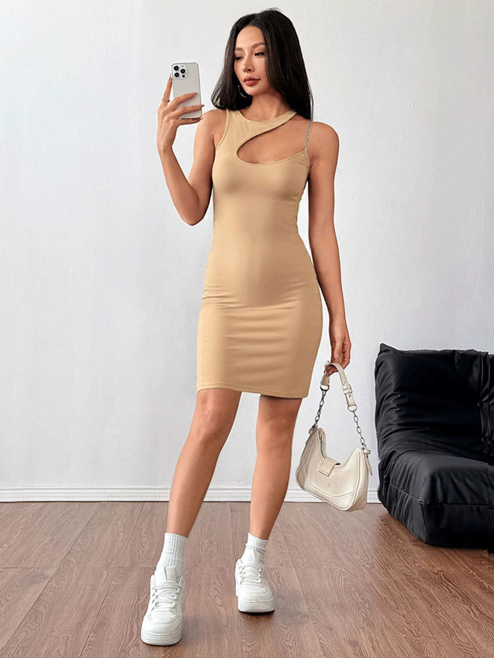 ZARA Bodycon Mini Dress Spring Summer - Picture 2 of 6